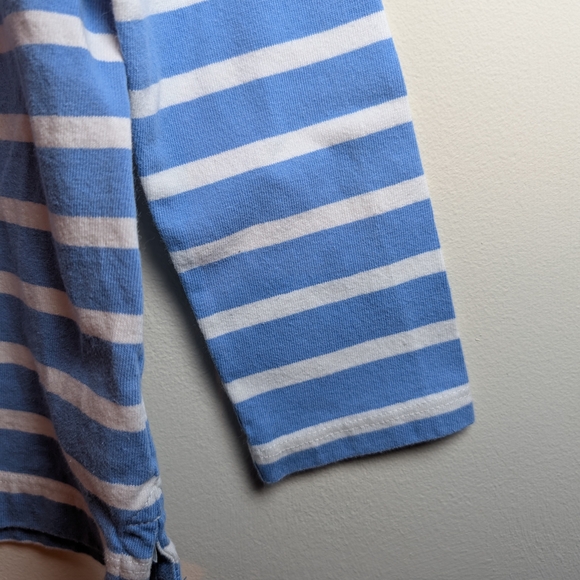 J. Crew Crew Cuts Blue and White Striped Kids Shirt - Picture 5 of 8